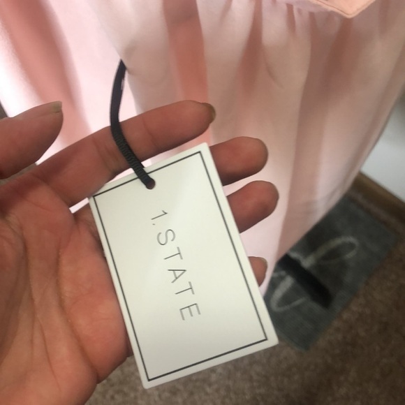 1 state women’s pink cold shoulder​ - Picture 8 of 9